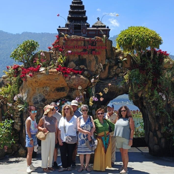 The entrance to Ulun Danu Beratan on Lake Beratan, Bedugul (Day 7)